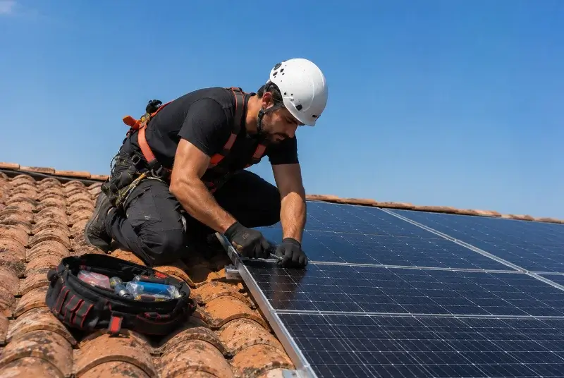 Maintenance et monitoring de panneaux solaires à Cannes-et-Clairan